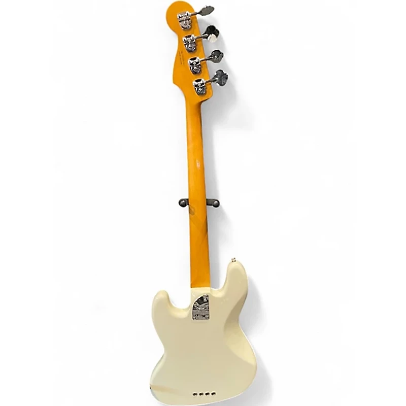 Used Fender American Professional II Jazz Bass Olympic White Electric Bass Guitar