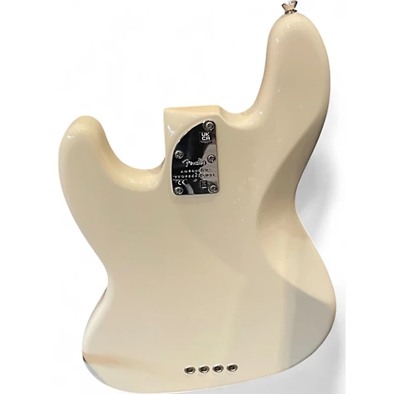 Used Fender American Professional II Jazz Bass Olympic White Electric Bass Guitar