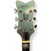 Used 2025 Gretsch Guitars G6136T Platnium Turquoise Hollow Body Electric Guitar