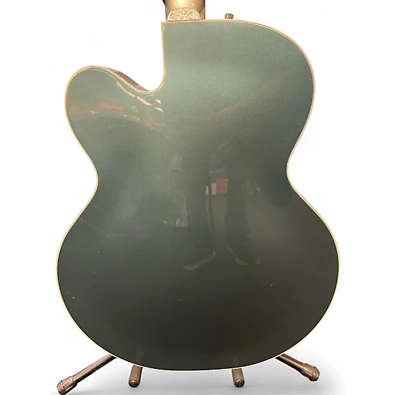 Used 2025 Gretsch Guitars G6136T Platnium Turquoise Hollow Body Electric Guitar