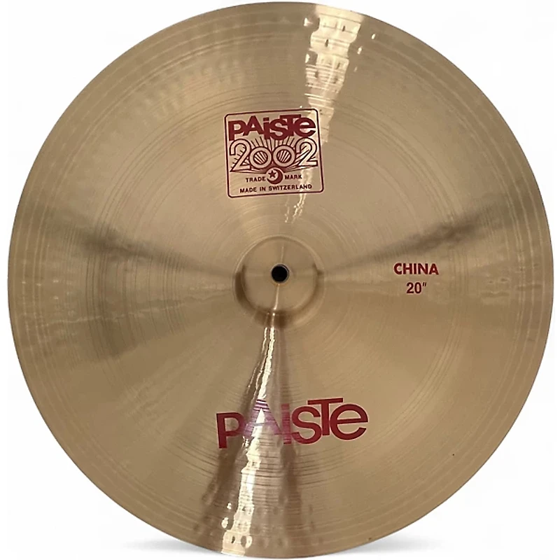 Used Paiste 20in 2002 CHINA Cymbal