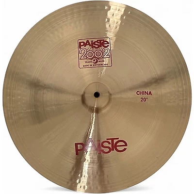 Used Paiste 20in 2002 CHINA Cymbal