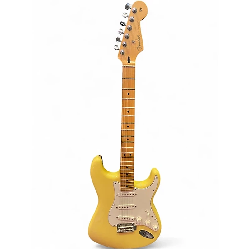 Used Fender Player Stratocaster Cream Solid Body Electric Guitar
