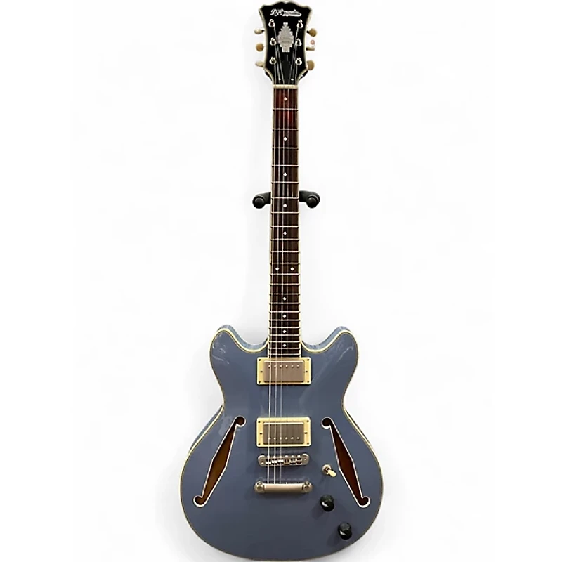 Used D'Angelico EXCEL MINI DC TOUR Blue Hollow Body Electric Guitar