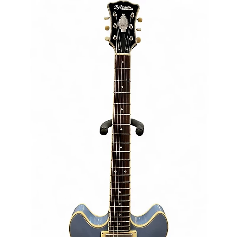 Used D'Angelico EXCEL MINI DC TOUR Blue Hollow Body Electric Guitar