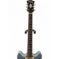 Used D'Angelico EXCEL MINI DC TOUR Blue Hollow Body Electric Guitar