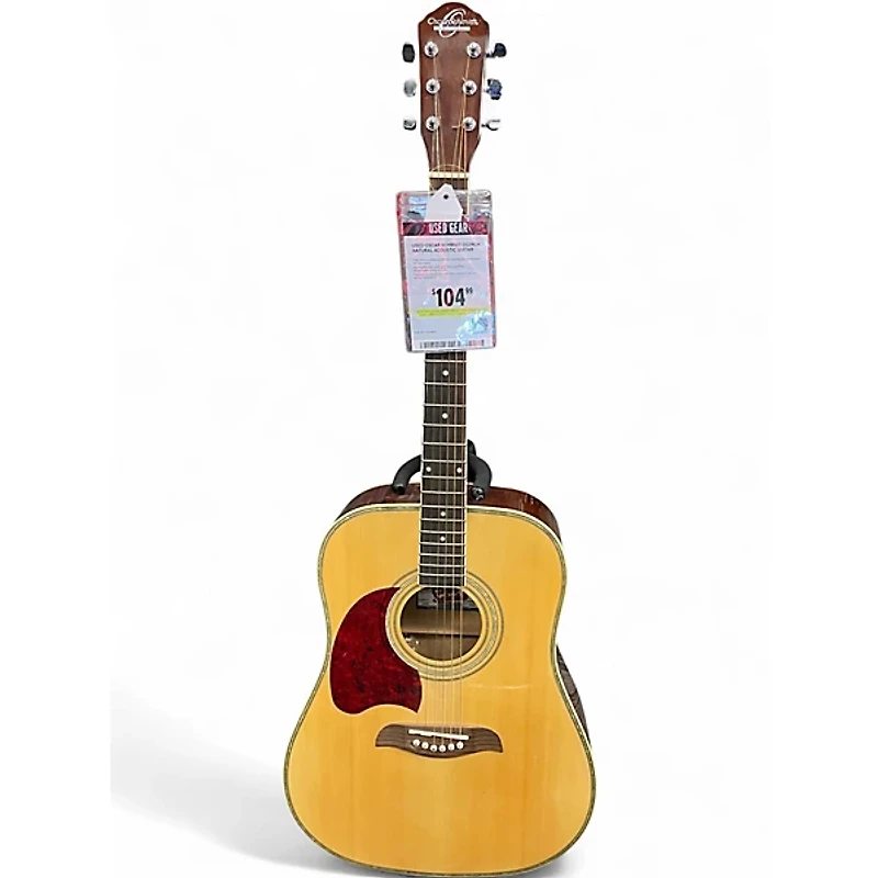 Used Oscar Schmidt OG2NLH Natural Acoustic Guitar