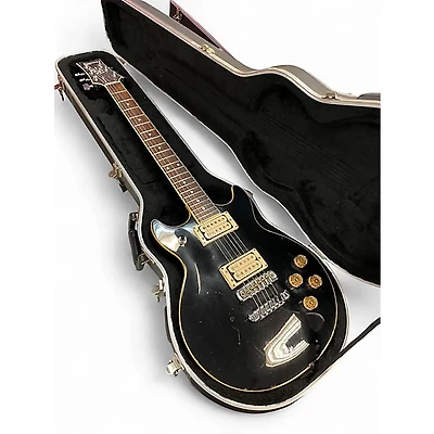 Vintage 1980 Ibanez AR-50 Black Solid Body Electric Guitar