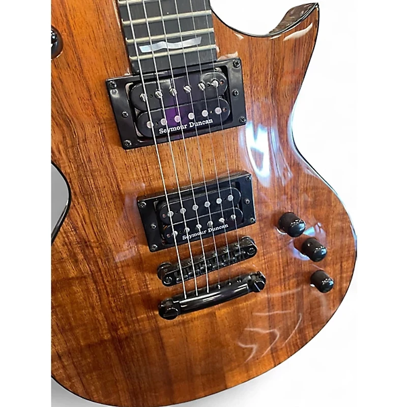 Used ESP LTD EC1000 Deluxe Natural Solid Body Electric Guitar