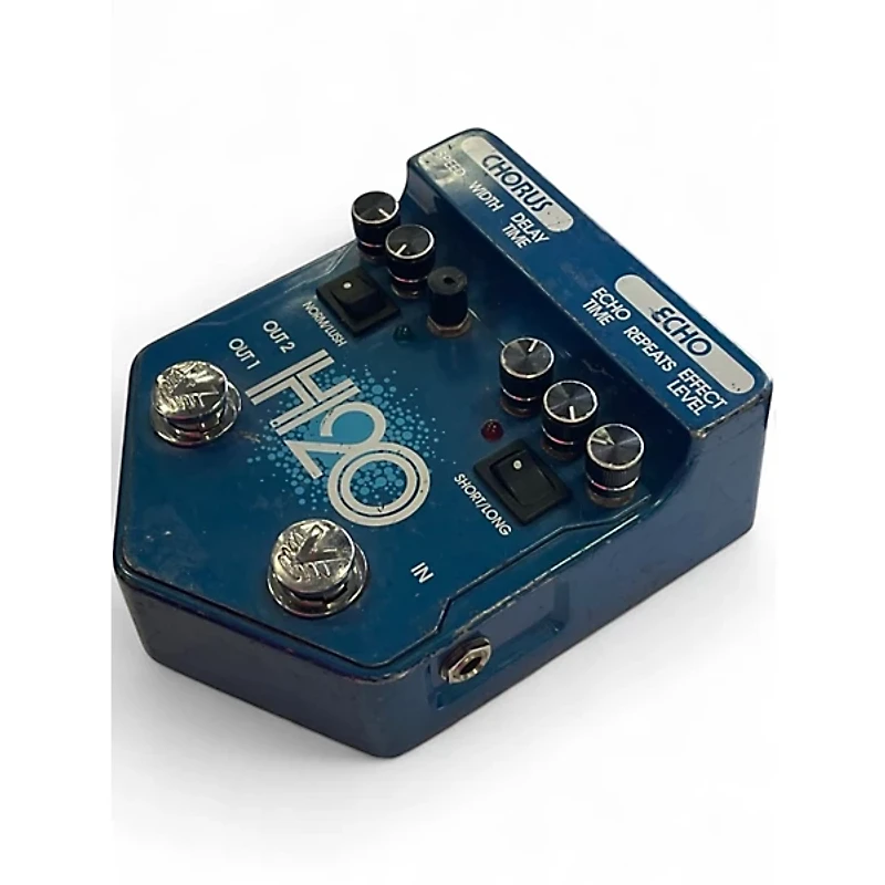 Used Visual Sound V2H2O V2 H2O Liquid Chorus Echo Effect Processor
