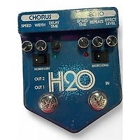 Used Visual Sound V2H2O V2 H2O Liquid Chorus Echo Effect Processor