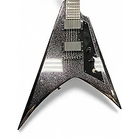 Used ESP LTD Kirk Hammett KH-V Black Sparkle Solid Body Electric Guitar