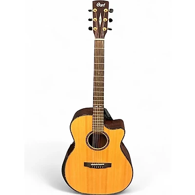 Used Cort GA PF BEVEL Natural Acoustic Electric Guitar