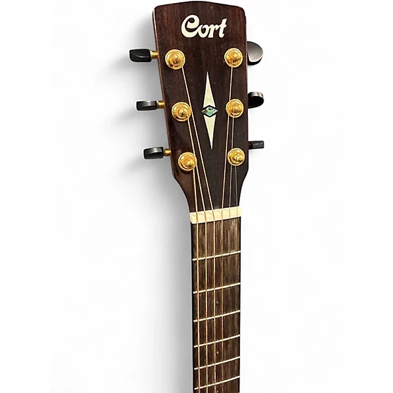 Used Cort GA PF BEVEL Natural Acoustic Electric Guitar