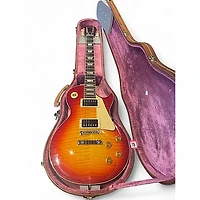 Used 2021 Gibson Custom Shop Wildwood 1959 Reissue Les Paul Deep Cherry Burst Solid Body Electric Guitar