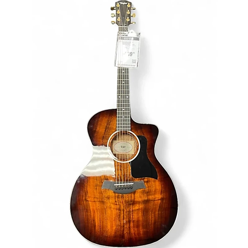 Used Taylor 224CEKDLX SHADED EDGE BURST Acoustic Electric Guitar