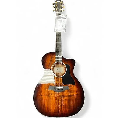 Used Taylor 224CEKDLX SHADED EDGE BURST Acoustic Electric Guitar