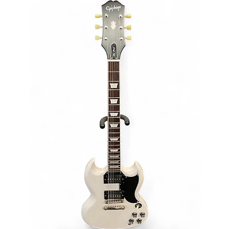Used Epiphone 1961 Les Paul SG White Solid Body Electric Guitar