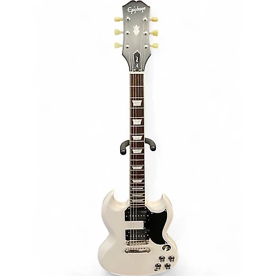 Used Epiphone 1961 Les Paul SG White Solid Body Electric Guitar