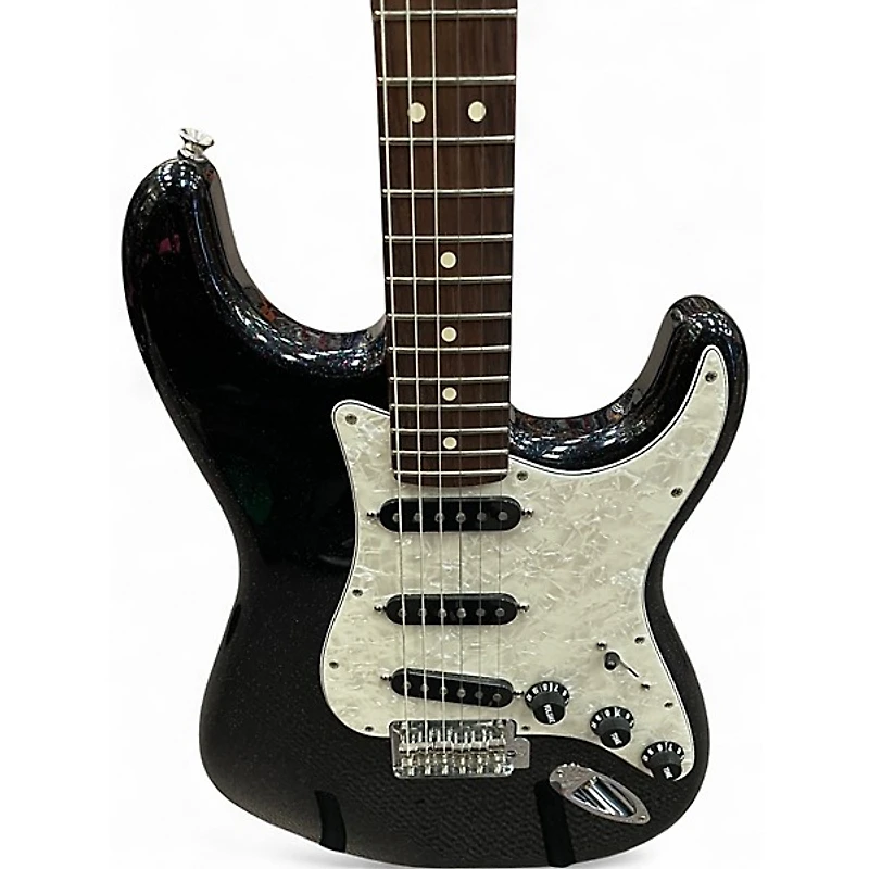Used Fender 70th Anniversary Player Stratocaster Nebula Noir Solid Body Electric Guitar