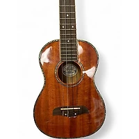 Used Oscar Schmidt OU6LCE Tenor Natural Ukulele