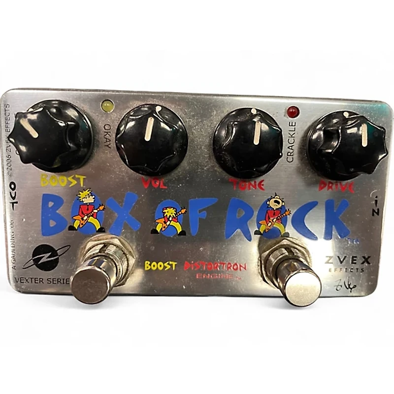 Used ZVEX Vexter Box Of Rock Distortion Boost Effect Pedal