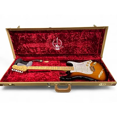 Used Fender 60th Anniversary Commemorative American Standard Stratocaster 2 Color Sunburst Solid Body Electric Guitar