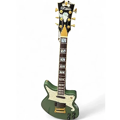 Used D'Angelico DELUXE SERIES BEDFORD Royal Olive Solid Body Electric Guitar