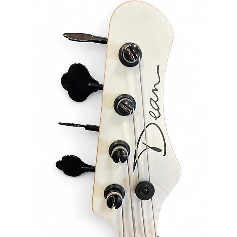 Used Dean Hillsboro Select satin white Electric Bass Guitar