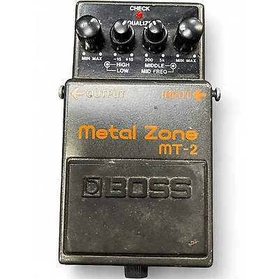 Used BOSS MT2 Metal Zone Distortion Effect Pedal