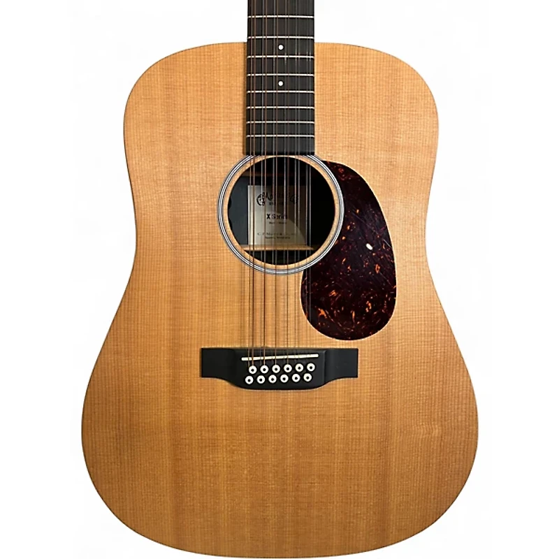 Used Martin D12X1 Natural 12 String Acoustic Guitar