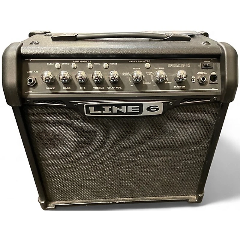 Used Line 6 Spider IV 15W 1X8 Guitar Combo Amp