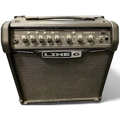 Used Line 6 Spider IV 15W 1X8 Guitar Combo Amp
