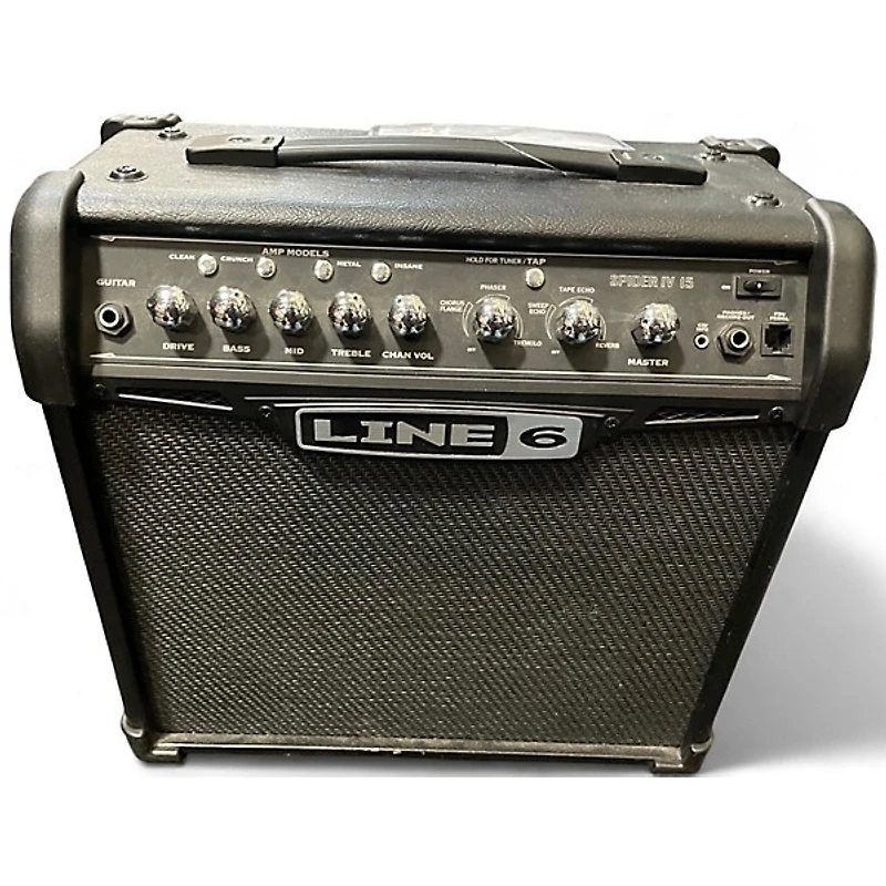 Used Line 6 Spider IV 15W 1X8 Guitar Combo Amp