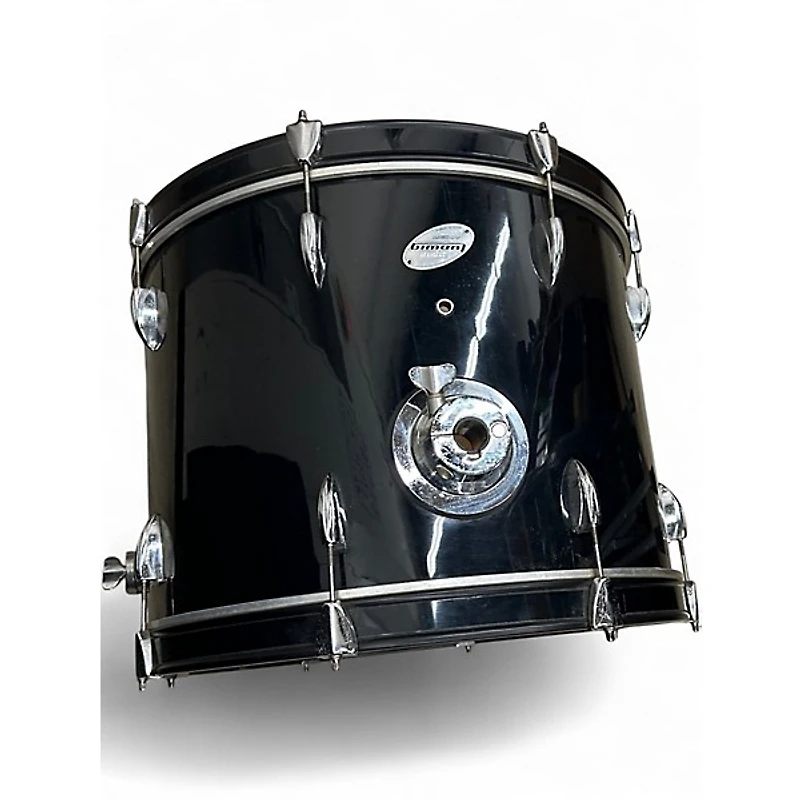 Used Ludwig 5 Piece Accent Black Drum Kit