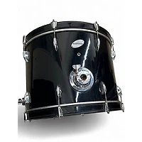 Used Ludwig 5 Piece Accent Black Drum Kit