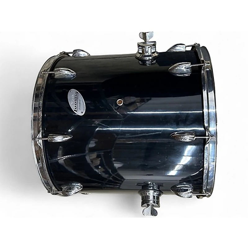 Used Ludwig 5 Piece Accent Black Drum Kit