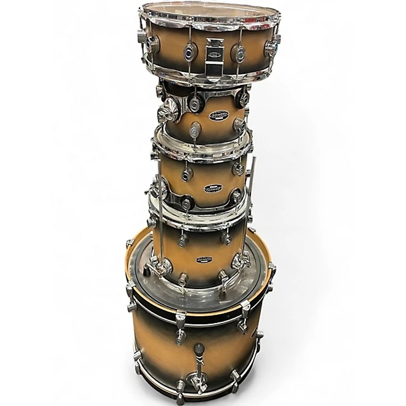 Used 2010 PDP by DW 5 Piece FS SERIES Tobacco Burst Drum Kit
