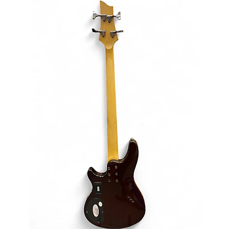 Used Schecter Guitar Research Omen Extreme 4 String SUNBURST Electric Bass Guitar