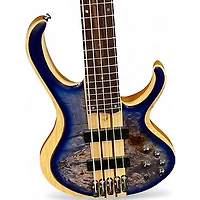 Used Ibanez BTB845 Blue Electric Bass Guitar