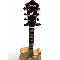 Used Ibanez ag-100 Natural Hollow Body Electric Guitar