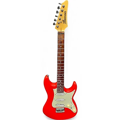 Used Ibanez AZES31 Fiesta Red Solid Body Electric Guitar