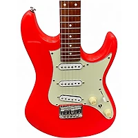 Used Ibanez AZES31 Fiesta Red Solid Body Electric Guitar