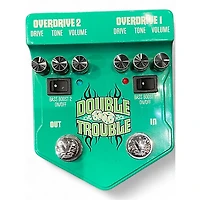 Used Visual Sound V2DT Double Trouble Dual Overdrive Effect Pedal