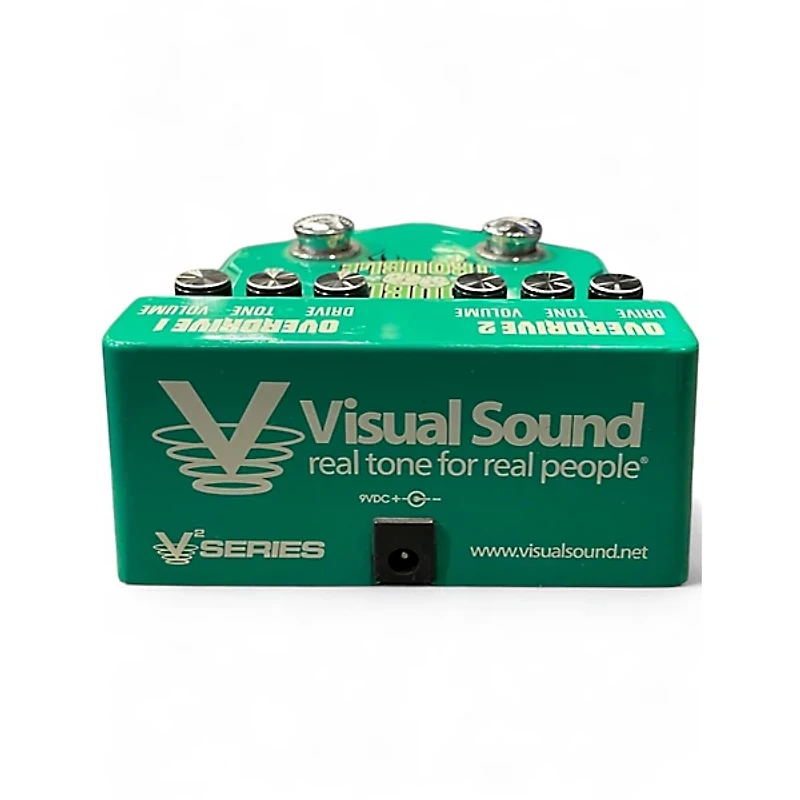 Used Visual Sound V2DT Double Trouble Dual Overdrive Effect Pedal