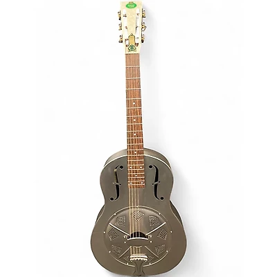 Used Regal RC-43 BRUSHED METAL Resonator Guitar