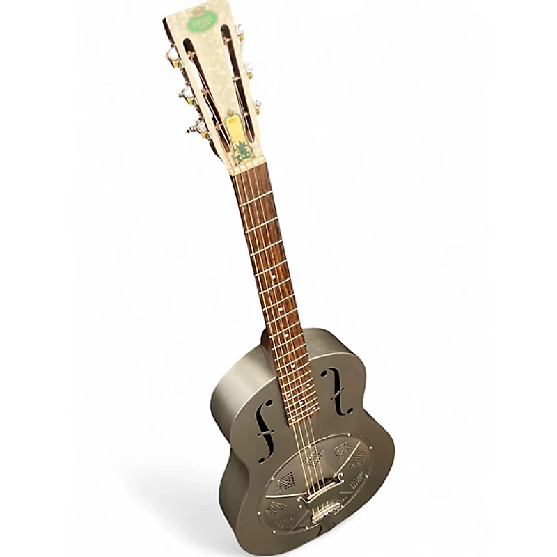 Used Regal RC-43 BRUSHED METAL Resonator Guitar