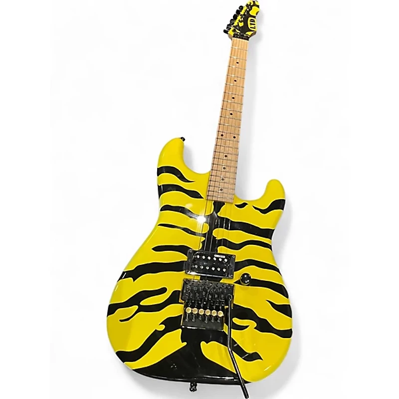 Used ESP LTD GL200MT Black and Yellow Solid Body Electric Guitar