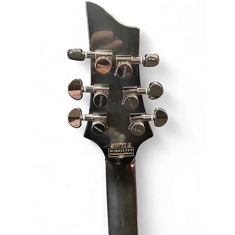 Used Schecter Guitar Research Hellraiser C1 Hybrid Trans Black Solid Body Electric Guitar