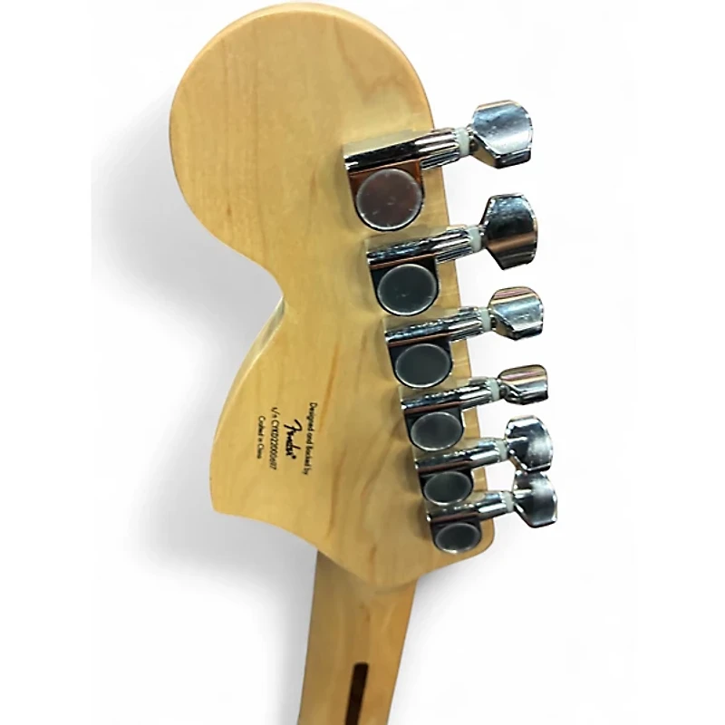 Used Squier Affinity Series Stratocaster HSS Hard Rock Olympic Pearl Solid Body Electric Guitar